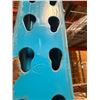 Image 17 : (1) Row of Blue Industrial Pallet Racking 110FTx42"x14 FT  (10-Uprights, 60-12FT Beams)
