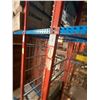 Image 19 : (1) Row of Blue Industrial Pallet Racking 110FTx42"x14 FT  (10-Uprights, 60-12FT Beams)