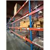 Image 30 : (1) Row of Blue Industrial Pallet Racking 110FTx42"x14 FT  (10-Uprights, 60-12FT Beams)