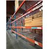 Image 31 : (1) Row of Blue Industrial Pallet Racking 110FTx42"x14 FT  (10-Uprights, 60-12FT Beams)