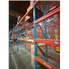 Image 35 : (1) Row of Blue Industrial Pallet Racking 110FTx42"x14 FT  (10-Uprights, 60-12FT Beams)