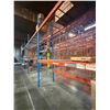 Image 36 : (1) Row of Blue Industrial Pallet Racking 110FTx42"x14 FT  (10-Uprights, 60-12FT Beams)