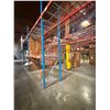 Image 39 : (1) Row of Blue Industrial Pallet Racking 110FTx42"x14 FT  (10-Uprights, 60-12FT Beams)