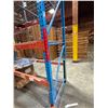 Image 4 : (1) Row of Blue Industrial Pallet Racking 110FTx42"x14 FT  (10-Uprights, 60-12FT Beams)