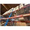 Image 9 : (1) Row of Blue Industrial Pallet Racking 110FTx42"x14 FT  (10-Uprights, 60-12FT Beams)