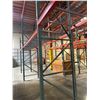 Image 10 : (1) Row of UFI Industrial Pallet Racking 32FTx44"x12-16FT  (4-Uprights, 10-12FT Beams, and 15 Grid D