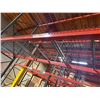 Image 13 : (1) Row of UFI Industrial Pallet Racking 32FTx44"x12-16FT  (4-Uprights, 10-12FT Beams, and 15 Grid D