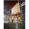 Image 2 : (1) Row of UFI Industrial Pallet Racking 32FTx44"x12-16FT  (4-Uprights, 10-12FT Beams, and 15 Grid D