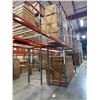 Image 33 : (2) Rows of UFI Industrial Pallet Racking 144FTx44"x20FT  (26-Uprights, 96-12 Beams, and 144 Grid De