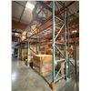 Image 1 : (2) Rows of UFI Industrial Pallet Racking 72FTx44"x16FT  (14-Uprights, 48-12 Beams, and 84 Grid Deck