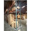 Image 2 : (1) Row of UFI Industrial Pallet Racking 48FTx44"x20FT  (5-Uprights, 16-12 Beams, and 24 Grid Deckin