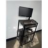 Image 1 : Uline AV Cart with HP 21KD Monitor and More 25"X19"x41"