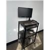 Image 2 : Uline AV Cart with HP 21KD Monitor and More 25"X19"x41"