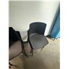 Image 3 : (6) Black Poly Molded Chairs