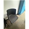 Image 4 : (6) Black Poly Molded Chairs