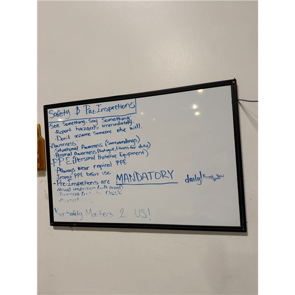 Wall Mounted White Board 48"x32"