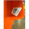 Image 6 : Uline Orange 55 Gallon Trash Can