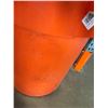Image 8 : Uline Orange 55 Gallon Trash Can