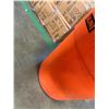 Image 9 : Uline Orange 55 Gallon Trash Can