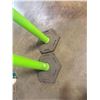 Image 4 : (2) Uline Lime Green Delineator Post with Bases