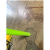 Image 5 : (2) Uline Lime Green Delineator Post with Bases