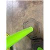 Image 6 : (2) Uline Lime Green Delineator Post with Bases