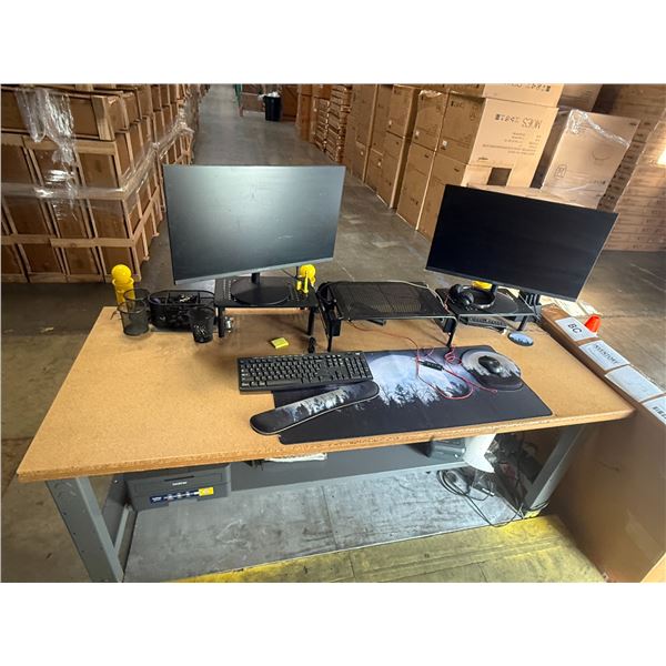 Uline Workbench 72"x30"x35" (Contents Not Included)