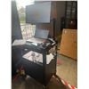 Image 1 : Uline AV Cart with Aopen 27" Monitor Model 27SB2 25"X19"x41"