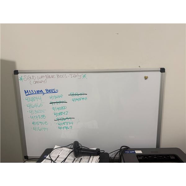 Wall Mounted White Board 36"x24"