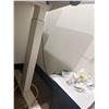 Image 10 : White Adjustable Height Desk 55"x28"x32" (Contents Not Included)