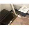 Image 7 : White Adjustable Height Desk 55"x28"x32" (Contents Not Included)