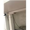 Image 8 : White Adjustable Height Desk 55"x28"x32" (Contents Not Included)