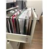 Image 4 : White Three Drawer File Cabinet 18"x16"x39" with Keys