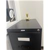 Image 5 : Uline Black Metal Three Drawer File Cabinet 15"x25"x40"