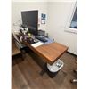 Image 4 : Modern Two Drawer Office Desk 63"X26"X30" (Contents Not Included)