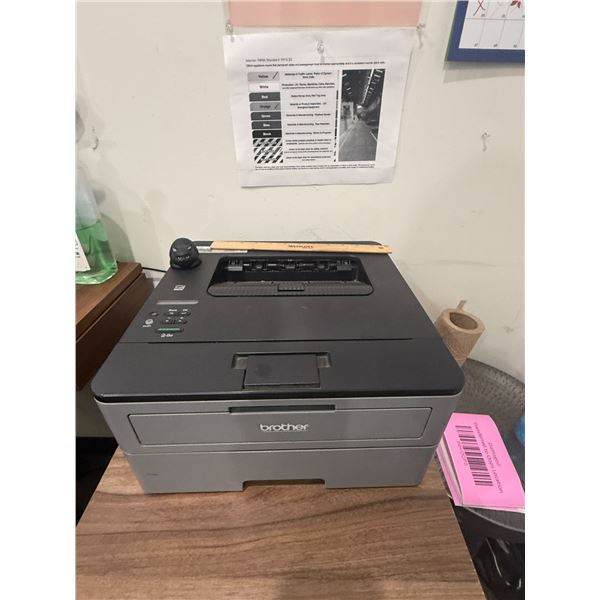 Brother Laser Printer Model HL-L2350DW with Two Drawer Stand