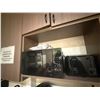Image 2 : Black Microwave and Black Toaster