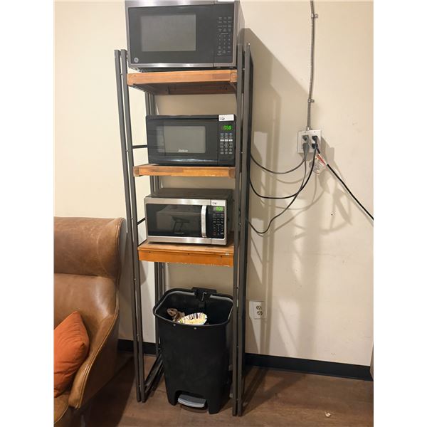 Industiral Style Three Tier Shelf Unit 24"x14"X75"