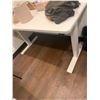 Image 10 : (2) White Adjustable Tables 55"x28"x32"
