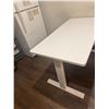 Image 3 : (2) White Adjustable Tables 55"x28"x32"