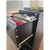 Image 5 : Black Four Drawer Metal File Cabinet 18"x15"x51"