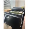 Image 6 : Black Four Drawer Metal File Cabinet 18"x15"x51"