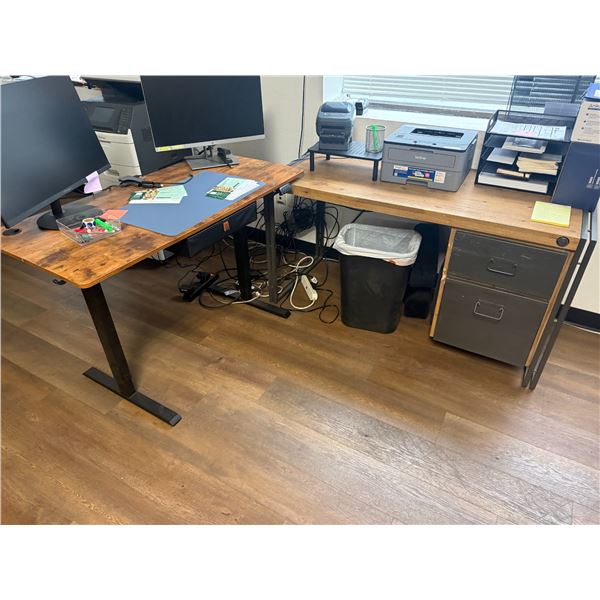 (2) Assorted Style Office Desks