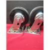 Image 1 : Pair of Swivel Castor Wheels 19