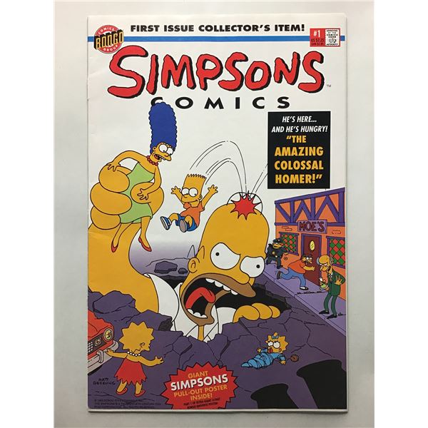 Simpsons Comics #1C (1993) no poster