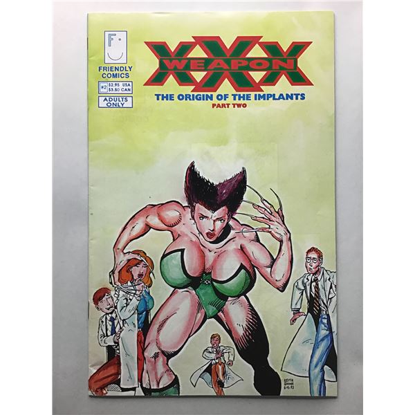 Weapon XXX The Origin of Implants #2 (1992)
