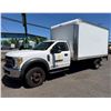 Image 1 : 2016 Ford F450 Box Truck w/ Lift Gate, 106856 Miles, Lic. 694HDY (Starts & Runs - See Video)