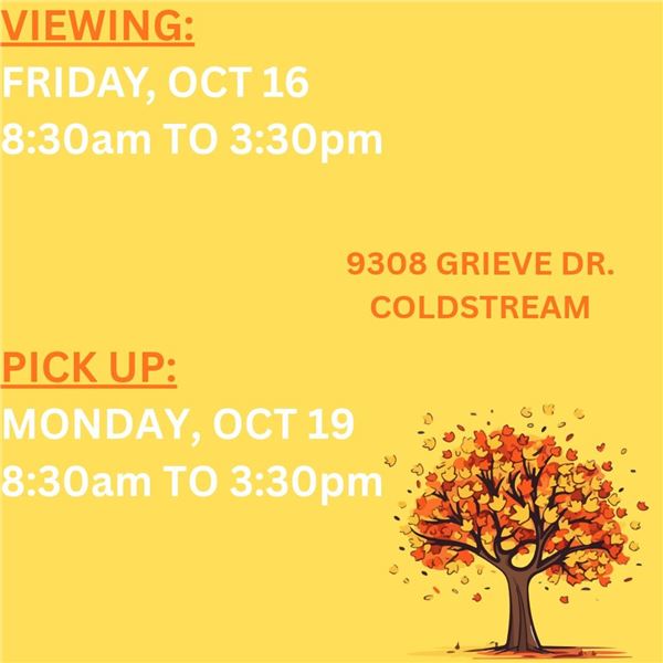 VIEWING & PICKUP