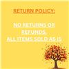 Image 1 : RETURN POLICY