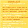 Image 1 : SHIPPING POLICY - CLICK ON "DETAILS" FOR INFO